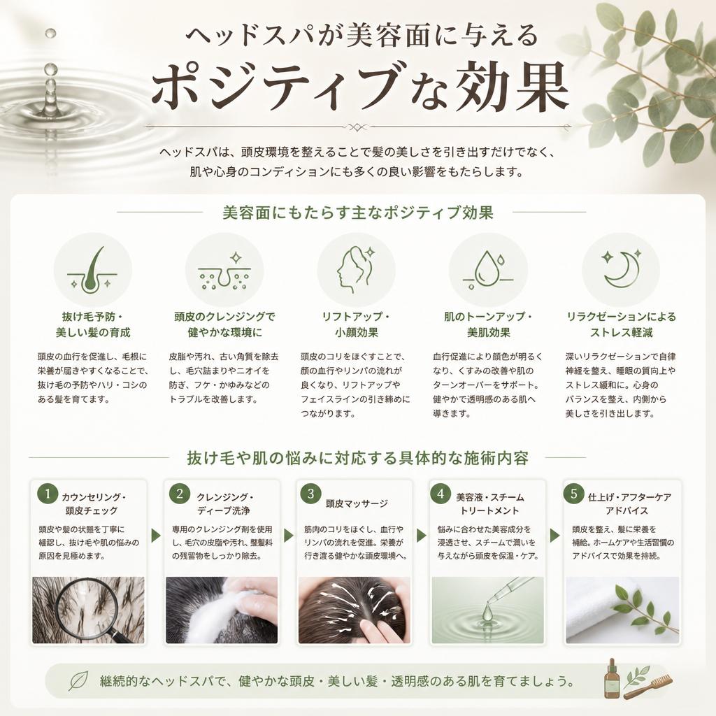 美容法としてのヘッドスパ