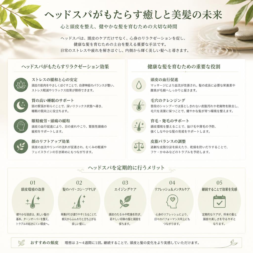 ヘッドスパの効果