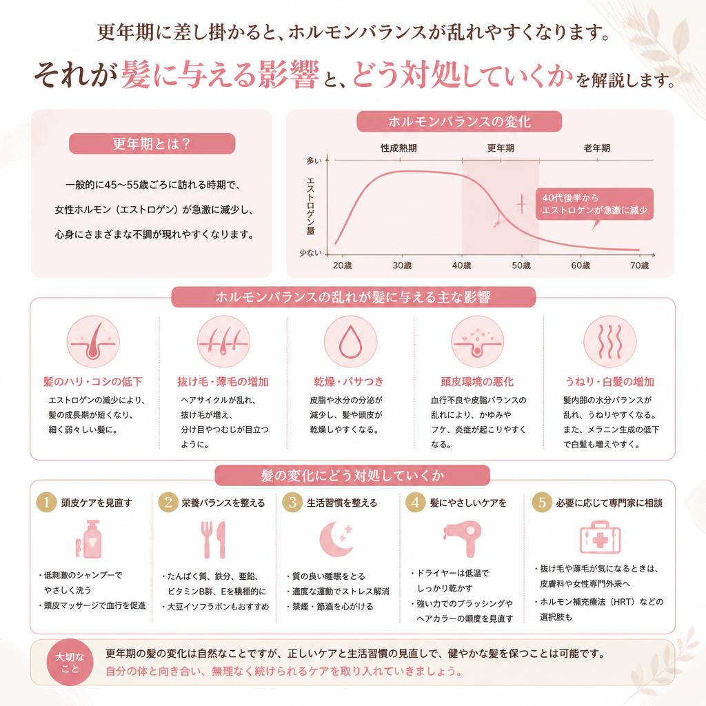 2. 更年期と髪の悩み