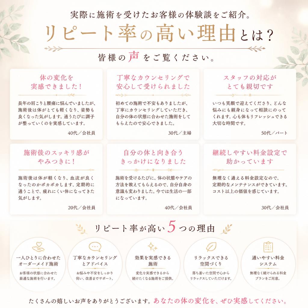 5. お客様の声