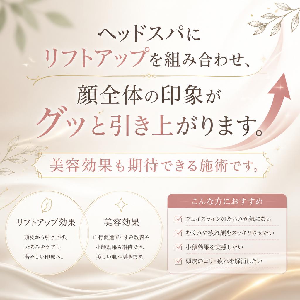 リフトアップと小顔効果、二重の嬉しさ