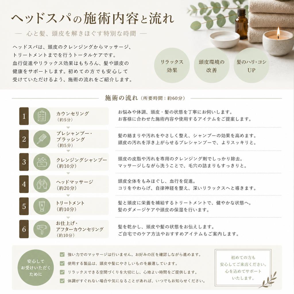4. 施術の流れと内容