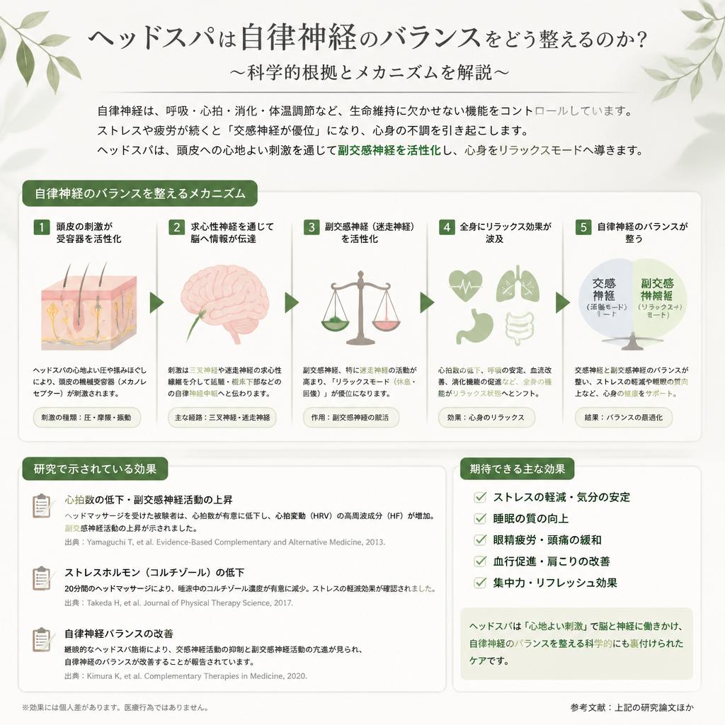 2. 自律神経を整えるヘッドスパの効果