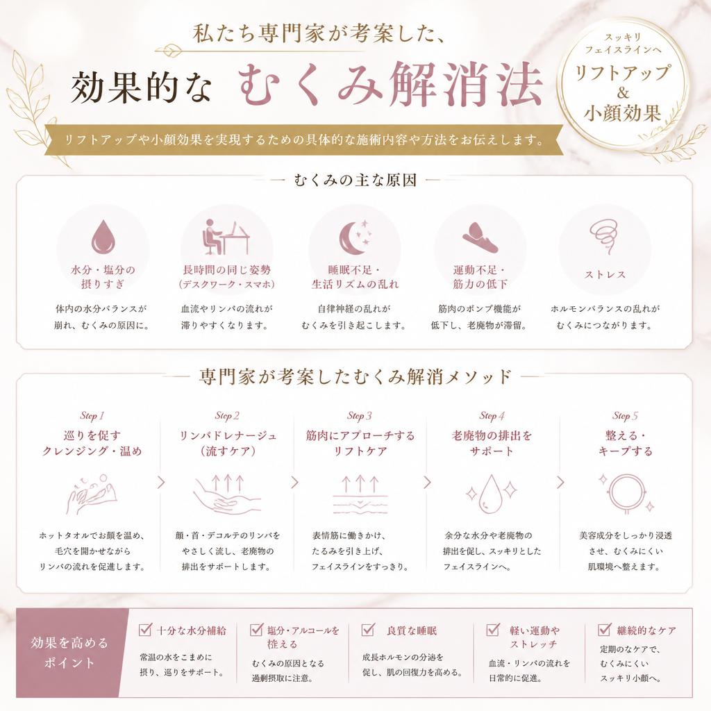 4. 専門家によるむくみ解消法