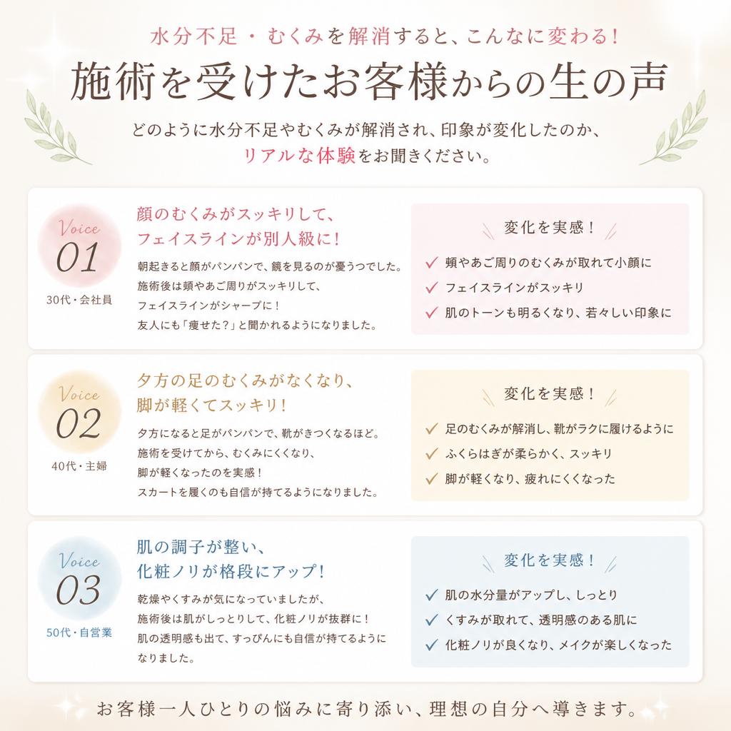 5. 実際のお客様の体験談