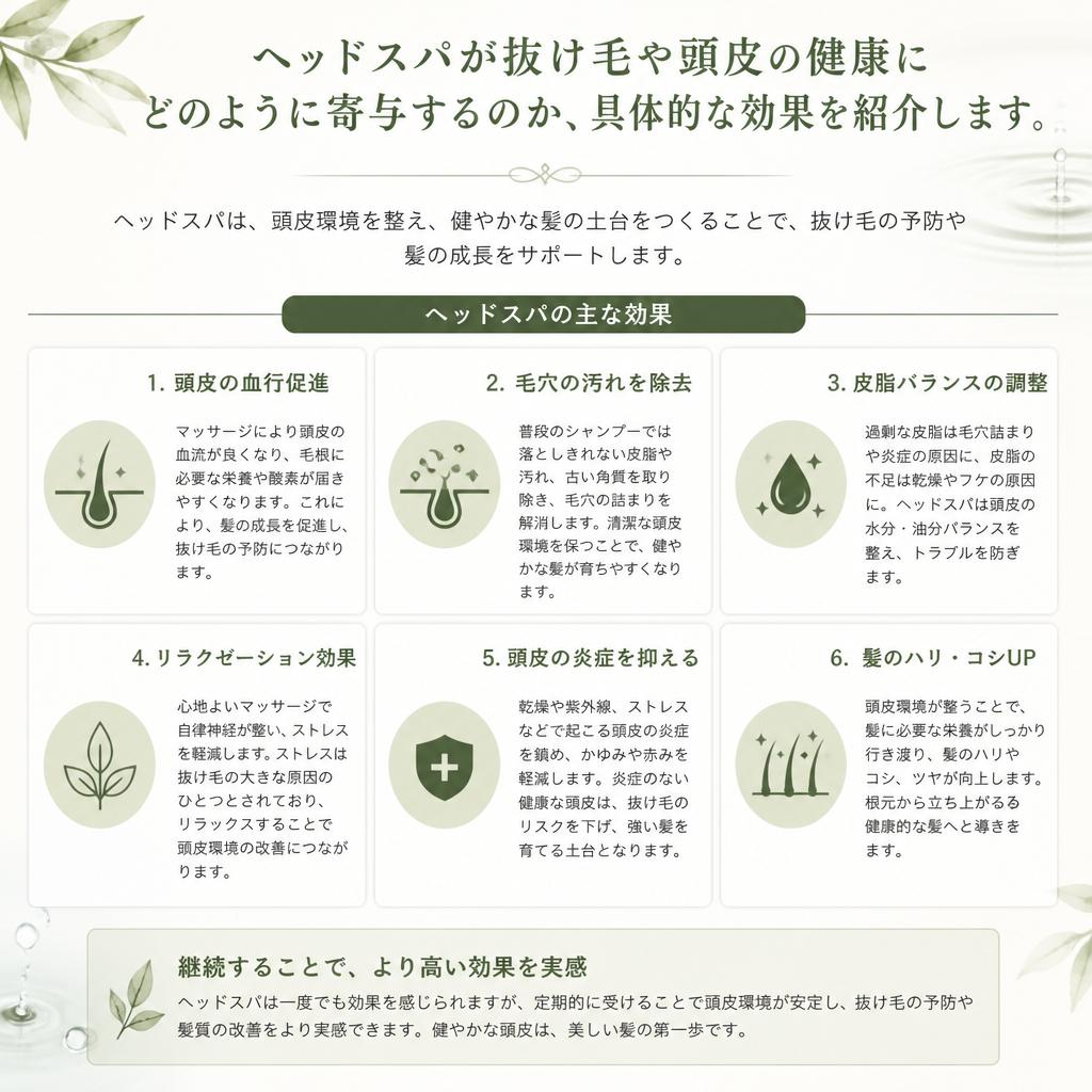 5. ヘッドスパの効果
