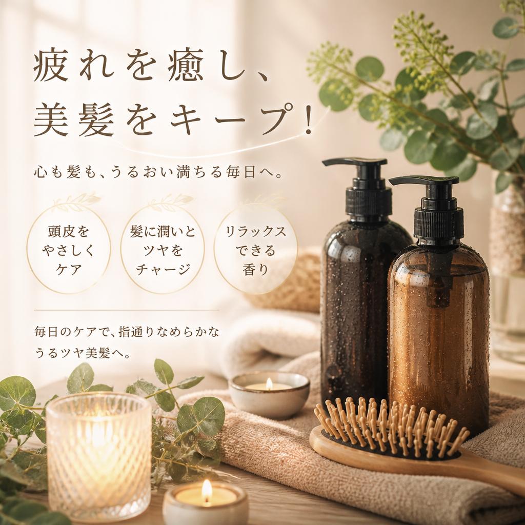 疲れを癒し、美髪をキープ！