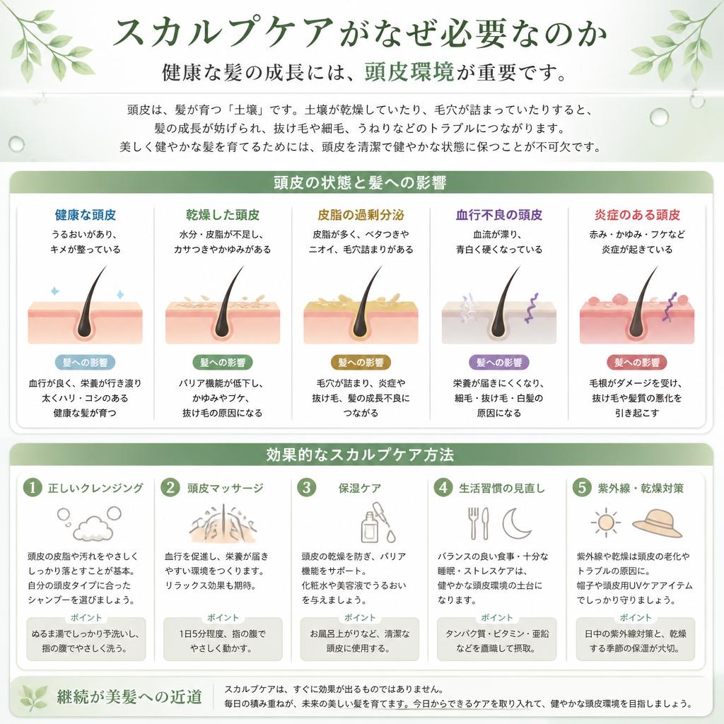 スカルプケアの必要性
